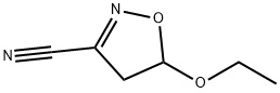 3-이속사졸카르보니트릴,5-에톡시-4,5-디하이드로- 구조식 이미지