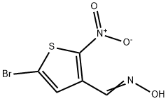 5-Bromo-2-nitrothiophene-3-carbaldehyde oxime 구조식 이미지