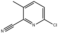 6-хлор-3-methylpicolinonitrile структурированное изображение