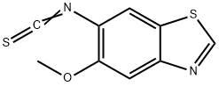 Benzothiazole, 6-isothiocyanato-5-methoxy- (9CI) Structure