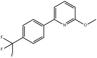 4-(6-Methoxypyridin-2-yl)benzotrifluoride Structure