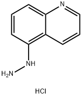 Quinolin-5-ylhydrazine hydrochloride Structure