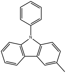 3-메틸-9-페닐-9h-카바졸 구조식 이미지