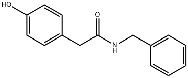 BenzeneacetaMide, 4-hydroxy-N-(phenylMethyl)- Structure