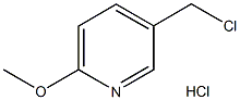 5-(CHLOROMETHYL)-2-METHOXYPYRIDINE HYDROCHLORIDE Structure