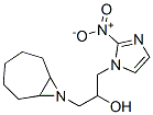 α-[(2-Nitro-1H-imidazole-1-yl)methyl]-8-azabicyclo[5.1.0]octane-8-ethanol 구조식 이미지
