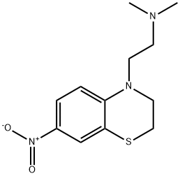 N,N-diMethyl-2-(7-nitro-2,3-dihydrobenzo[b][1,4]thiazin-4-yl)ethanaMine 구조식 이미지