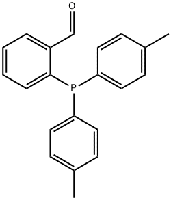 2-(Di-p-tolylphosphino)benzaldehyde, 97% 구조식 이미지