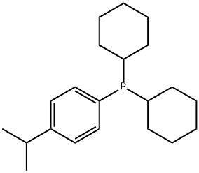 디시클로헥실(4-이소프로필페닐)포스핀 구조식 이미지