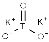 타이타늄산 칼륨(티탄산 칼륨) 구조식 이미지