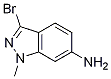 3-Bromo-1-methyl-1H-indazol-6-ylamine Structure