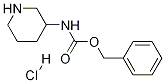 3-BENZYLOXYCARBONYLAMINO-PIPERIDINE-HCl Structure