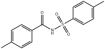 4-METHYL-N-(4-METHYL-BENZOYL)-BENZENESULFONAMIDE Structure