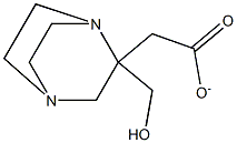 1,4-Diazabicyclo[2.2.2]octane-2-methanol,acetate(ester)(9CI) Structure