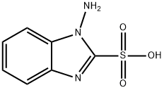 1-AMINOBENZIMIDAZOLE-2-SULFONIC ACID Structure