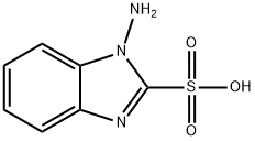 1-AMINOBENZIMIDAZOLE-2-SULFONIC ACID 구조식 이미지