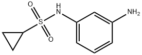 N-(3-Aminophenyl)cyclopropanesulfonamide Structure