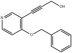 3-(4-(Benzyloxy)pyridin-3-yl)prop-2-yn-1-ol 구조식 이미지