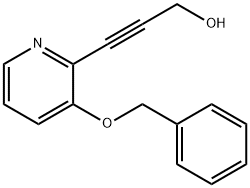 3-(3-(Benzyloxy)pyridin-2-yl)prop-2-yn-1-ol 구조식 이미지