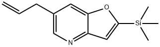 6-알릴-2-(트리메틸실릴)푸로[3,2-b]피리딘 구조식 이미지