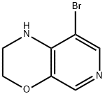 8-Bromo-2,3-dihydro-1H-pyrido[3,4-b][1,4]oxazine Structure