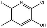 2-Chloro-6-iodo-5-methylpyridin-3-ol 구조식 이미지