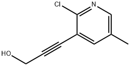 3-(2-Chloro-5-methylpyridin-3-yl)prop-2-yn-1-ol 구조식 이미지