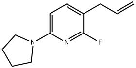 3-Allyl-2-fluoro-6-(pyrrolidin-1-yl)pyridine 구조식 이미지