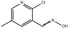 (E)-2-클로로-5-메틸니코틴알데히드옥심 구조식 이미지