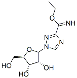 ethyl 1-ribofuranosyl-1,2,4-triazole-3-carboximidate Structure