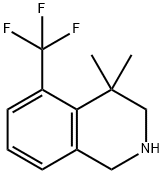 4,4-diMethyl-5-(trifluoroMethyl)-1,2,3,4-tetrahydroisoquinoline Structure