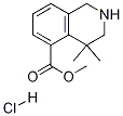 메틸4,4-디메틸-1,2,3,4-테트라하이드로이소퀴놀린-5-카복실레이트염산염 구조식 이미지