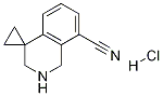 2',3'-dihydro-1'H-spiro[cyclopropane-1,4'-isoquinoline]-8'-carbonitrile hydrochloride 구조식 이미지