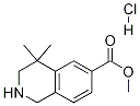 메틸4,4-디메틸-1,2,3,4-테트라하이드로이소퀴놀린-6-카복실레이트염산염 구조식 이미지