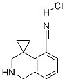 2',3'-dihydro-1'H-spiro[cyclopropane-1,4'-isoquinoline]-5'-carbonitrile hydrochloride 구조식 이미지