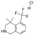 4,4-diMethyl-5-(trifluoroMethyl)-1,2,3,4-tetrahydroisoquinoline hydrochloride Structure