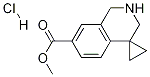 Methyl 2',3'-dihydro-1'H-spiro[cyclopropane-1,4'-isoquinoline]-7'-carboxylate hydrochloride 구조식 이미지