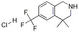 4,4-diMethyl-6-(trifluoroMethyl)-1,2,3,4-tetrahydroisoquinoline hydrochloride Structure