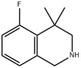 5-플루오로-4,4-디메틸-1,2,3,4-테트라히드로이소퀴놀린 구조식 이미지