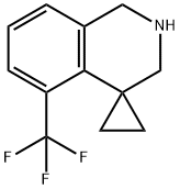 5'-(trifluoroMethyl)-2',3'-dihydro-1'H-spiro[cyclopropane-1,4'-isoquinoline] 구조식 이미지