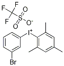 (3-BroMophenyl)(2,4,6-triMethylphenyl)iodoniuM triflate 구조식 이미지