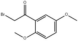 2-BROMO-2',5'-DIMETHOXYACETOPHENONE 구조식 이미지