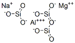 Silicic acid, aluminum magnesium sodium salt 구조식 이미지