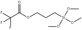 3-TRIFLUOROACETOXYPROPYLTRIMETHOXYSILANE 구조식 이미지