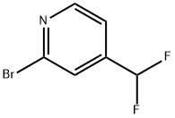 2-브로모-4-(디플루오로메틸)피리딘 구조식 이미지