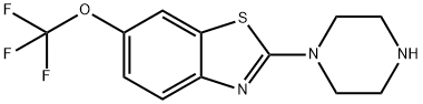 2-piperazin-1-yl-6-(trifluoromethoxy)-1,3-benzothiazole 구조식 이미지