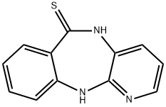 5,11-Dihydro-6H-pyrido[2,3-b][1,4]benzodiazepine-6-thione 구조식 이미지