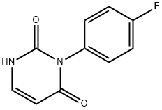 3-(4-Fluorophenyl)pyrimidine-2,4(1H,3H)-dione 구조식 이미지