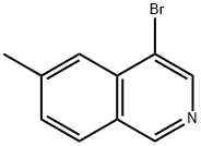 4-Bromo-6-methylisoquinoline 구조식 이미지