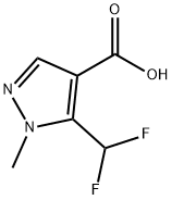 5-(difluoromethyl)-1-methyl-1h-pyrazole-4-carboxylic acid 구조식 이미지